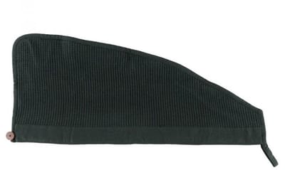 Rento Haardoek Kenno 30x72 cm zwart/donker groen - Sauna Badjas