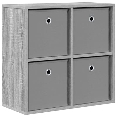 vidaXL - Dressoir - Grijs - Sonoma - 59,5 - x - 27 - x - 57 - cm