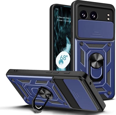 Hoesje geschikt voor OnePlus Nord 4 - Techsuit Camshield Back Cover - Blauw