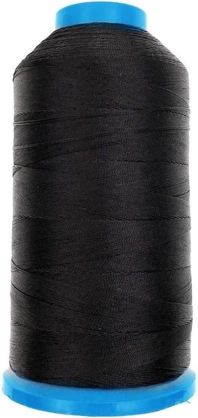 Naaigaren Nylon - Sterk Garen - Zware Stoffen - Hoge Treksterkte - 1500 Yard - Zwart