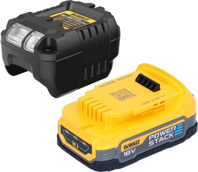 DeWalt DCBP 034 Powerstack-accu 18 V 1,7 Ah / 1700 mAh XR Li-Ion - met laadniveau-indicator