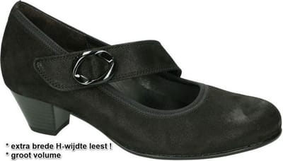 Gabor -Dames - zwart - pumps & hakschoenen - maat 35.5