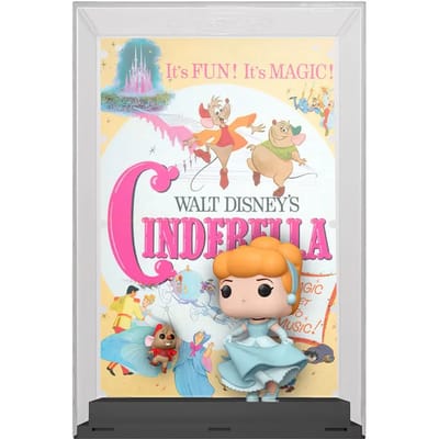 Funko Pop Movie Poster: Walt Disney Classic - Cinderella With Jaq 12