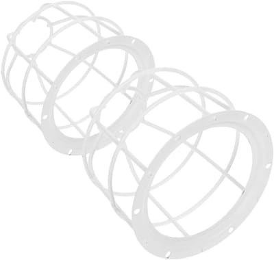 Beschermkappen Rookmelders - Veiligheidskappen Brandmelders - Brandveiligheid Verbeteren - Verstelbare Montagebeugel - 14.5 cm Breed - Wit