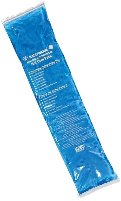 koud-warm kompres - Hot-cold pack - 8 x 38 cm - Flexibel coolpack / icepack / gelpack voor bij blessures