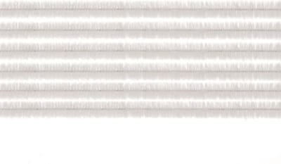 Chenilledraad - 30x - wit - 50 cm - hobby/knutsel materialen