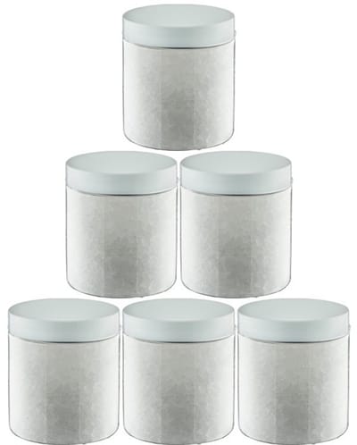 Claudius Badzout No Scent No Colour - 300 gram - Pot met witte deksel (Geurloos) - set van 6 stuks