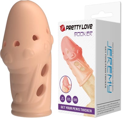Pretty Love Penis Sleeve Booker – Elastische Penissleeve voor Erectieondersteuning en Langere Stamina