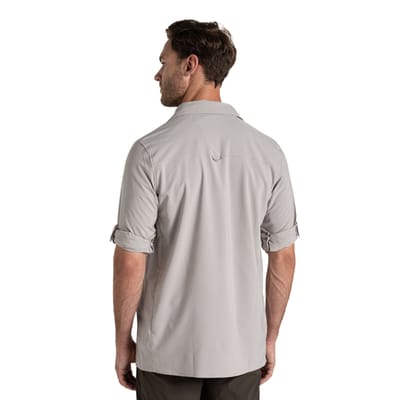 Craghoppers Heren Nosilife Shirt Met Lange Mouwen (Perkament)