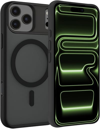 Hoesje Geschikt voor iPhone 17 Pro / 18 Pro - Magsafe Compatible - Sterk & Shockproof - Back Cover - Shock Proof Case - Telefoon Hoes Shockproof - Zwart