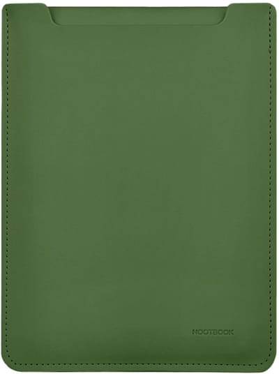 Oneay Laptoptas van PU-leer (geschikt voor 13,3/14-inch laptops), niet-magnetisch, minimalistisch, waterdicht, duurzame en schokbestendige beschermhoes.