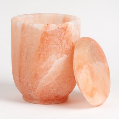 Himalayazout Urn Groot 3,7 liter Roze - Urn voor Menselijke As - Crematie Urn voor As Volwassenen