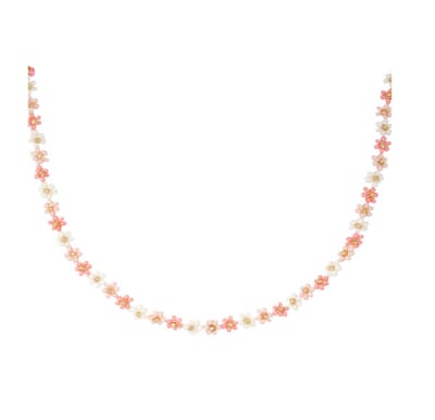 Yehwang Ketting Floral Power - Lichtroze