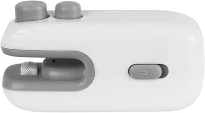 Zaksluiter - Snijder en sluitmachine - Voedsel bewaren - Magnetisch 2-in-1 ontwerp - Compact en draagbaar - Wit