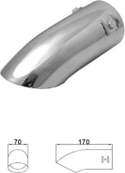 IVOL Uitlaatsierstuk Diesel 765 - Passend 35-66mm