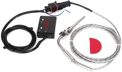 Dailygoods- Uitlaattemperatuursensor Digitaal Display - NPT 1/8in - Temperatuurmeter 0-1000°C - 12V DC - Universele Aanpassing - Hoge Precisie
