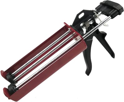 Kitpistool - Lijmpistool - Nauwkeurig Dosereren - Dubbel Staaf Aangedreven - 33 x 21 x 6 cm - Rood
