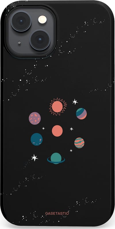 Casetastic Hoesje Geschikt voor Apple iPhone 14 Magsafe - Stijlvolle Beschermende Duo-layer Case - Universum familie