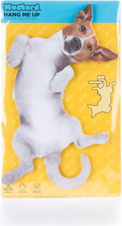 Mustard - Hond Deurhanger - Papier - Bruin -