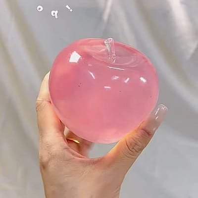 Verlicht De Kleverige Groene Appel Langzaam Terugveren Maltose Drukbal Zacht Fidget Sensorisch Speelgoed Knijpspeelgoed Cadeau Voor ADHD En Autisme roze