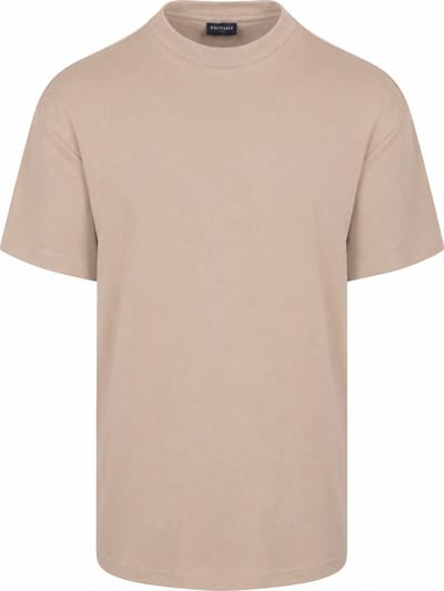 Suitable Rink T-shirt Heavy Jersey Taupe - Maat M - Heren - Casual T-shirts