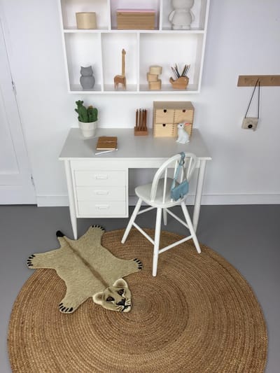 Kinderkamer Vloerkleed IJsbeer - 60 x 90 cm