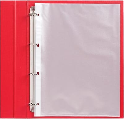 Showtas Quantore A4 4-gaats PP 0.08mm nerf 1000 stuks