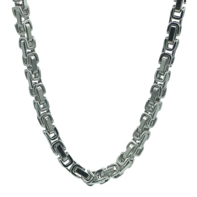 Ketting voor heren - Stainless Steel Koningsketting - 6mm / 65cm