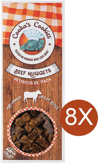 Beef nuggets (rund) multipack 8x60g
