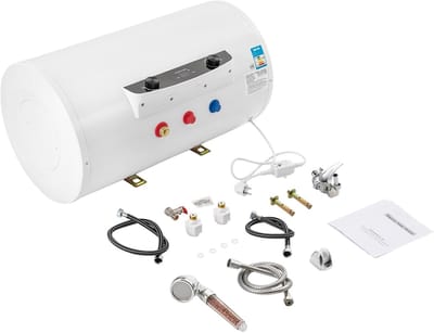 Elektrische Warmwaterboiler - Boiler Elektrisch - Douche Warm Water - Energiebesparend Ontwerp - 120 Liter - Wit