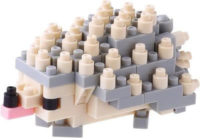 3D Puzzel Egel Bouwstenen - Miniatuur Micro Blokjes Set (120 Delen)