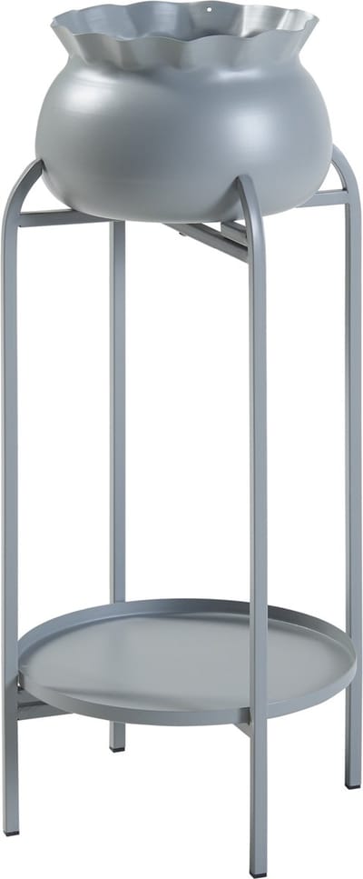 Plantenstandaard Altena 80,5x40x40 cm grijs [en.casa]