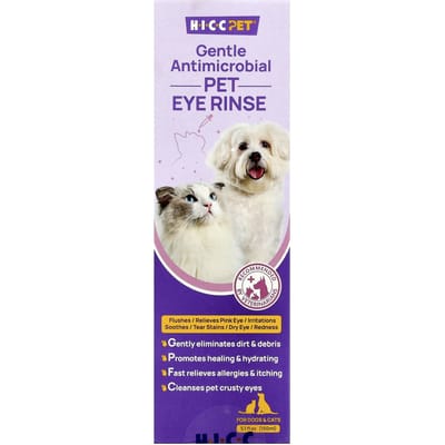 HICC Animal de compagnie, Irene Antibactérien Doux pour Animaux, pour Chiens et Chats, 150 ml (5,1 onces liquides) white