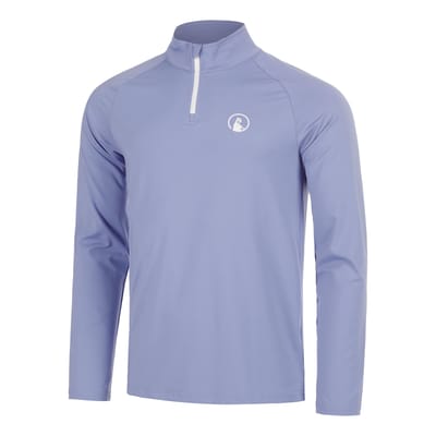 Quiet Please Glow Big Serve 1/4 Zip Longsleeve Heren