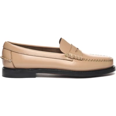 Leren damespantoffels Sebago Classic Dan Pigment