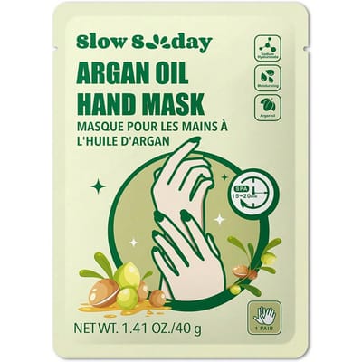 SlowSunday Arganolie Handmasker, Met Niacinamide En Natriumhyaluronate, Geschikt Voor Zakenreizen En Reizen, Geschikt Voor Zomer & Herfst, Y2K, Ideaal Voor Feestjes, Terug Naar School