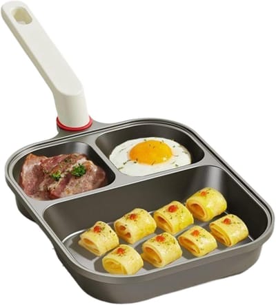 Pannenkoekenpan - 26 Cm Nit -Stick Pancake Griddle, Burger Fying Pot | Koekenpan Grill Voor Steak Bacon Worst Omelet Dosa Tortilla Sandwich Ontbijt Kookkeukenfornuis