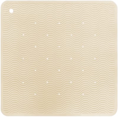 HEVEA Wave Badmat Square - Sand