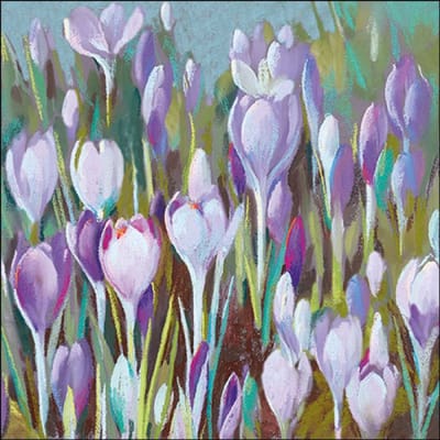 Cocktail Servetten Crocus - Ambiente - 25x25 cm