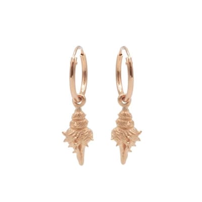 Karma Symbols oorbel shell Rosé-M2295