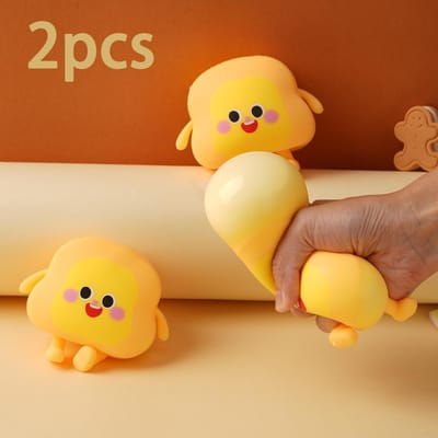 Grappige Pop Squishy Speelgoed Simulatie Baby Knijp Fidget Speelgoed Langzame Terugslag Sensorische Stressverlichting Knijpen Spoof Nieuwigheid Speelgoed Cadeau Idee