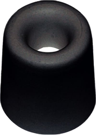 Deurbuffer zwart rubber 25x30mm