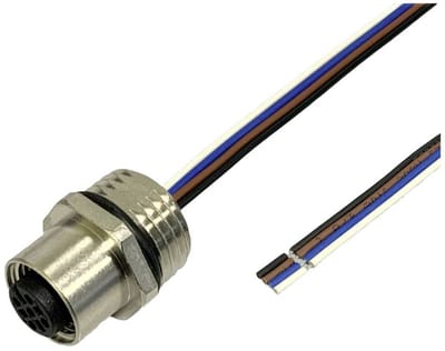 BKL Electronic 2703006 Sensor/actuator inbouwbus M12 Aantal polen (sensoren): 3 0.5 m 1 stuk(s)