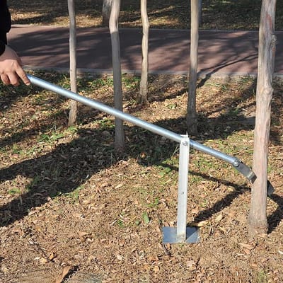 Onkruidverwijderaar - Boomstronktrekker gereedschap - Oude wortels verwijderen - Hefboomprincipe - 100 cm - Zwart