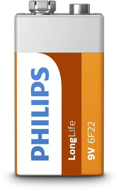 Philips LongLife Batterij 6F22L1F/10