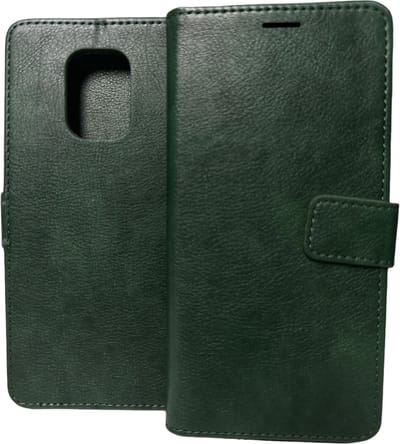 Portemonnee Book Case Hoesje Geschikt voor: Xiaomi Redmi Note 10 Lite - Groen