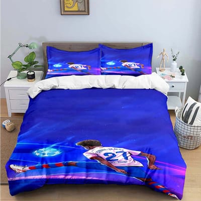 Spanje Voetbal Cenozoïsche Ster L-Lamine Y-Yamal Beddengoed Sets Bedbenodigdheden Set Dekbedovertrek Beddekbed Set Beddengoed Set Cadeau AU King(245*210cm)3pcs