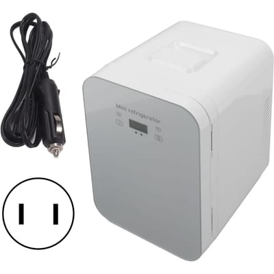 8L Mini Koelkast Goede Warmteafvoer Draagbare Koeler Warmer Koelkasten Mini Koelkasten voor gray