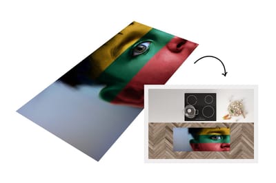 Keukenloper - Loper keuken - Vlag van Litouwen - 120x50 cm - Keukenloper vinyl