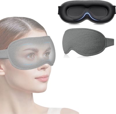 CLVP® Eye Mask Sleep - Masque de nuit Femme & Homme - Cyaan